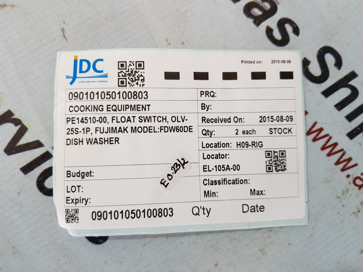 FUJIMAK PE14510-00 FLOT SWITCH