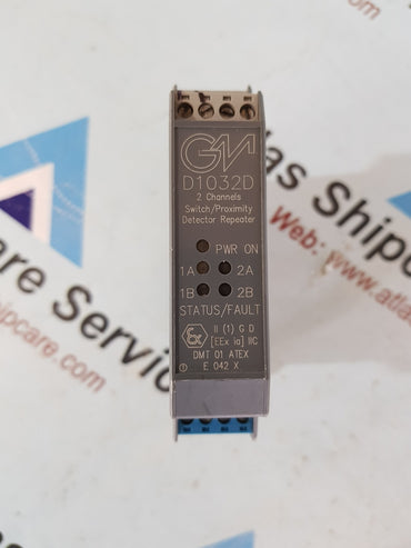G.M. International D1032D 2 Channels Switch/Proximity Detector Repeater
