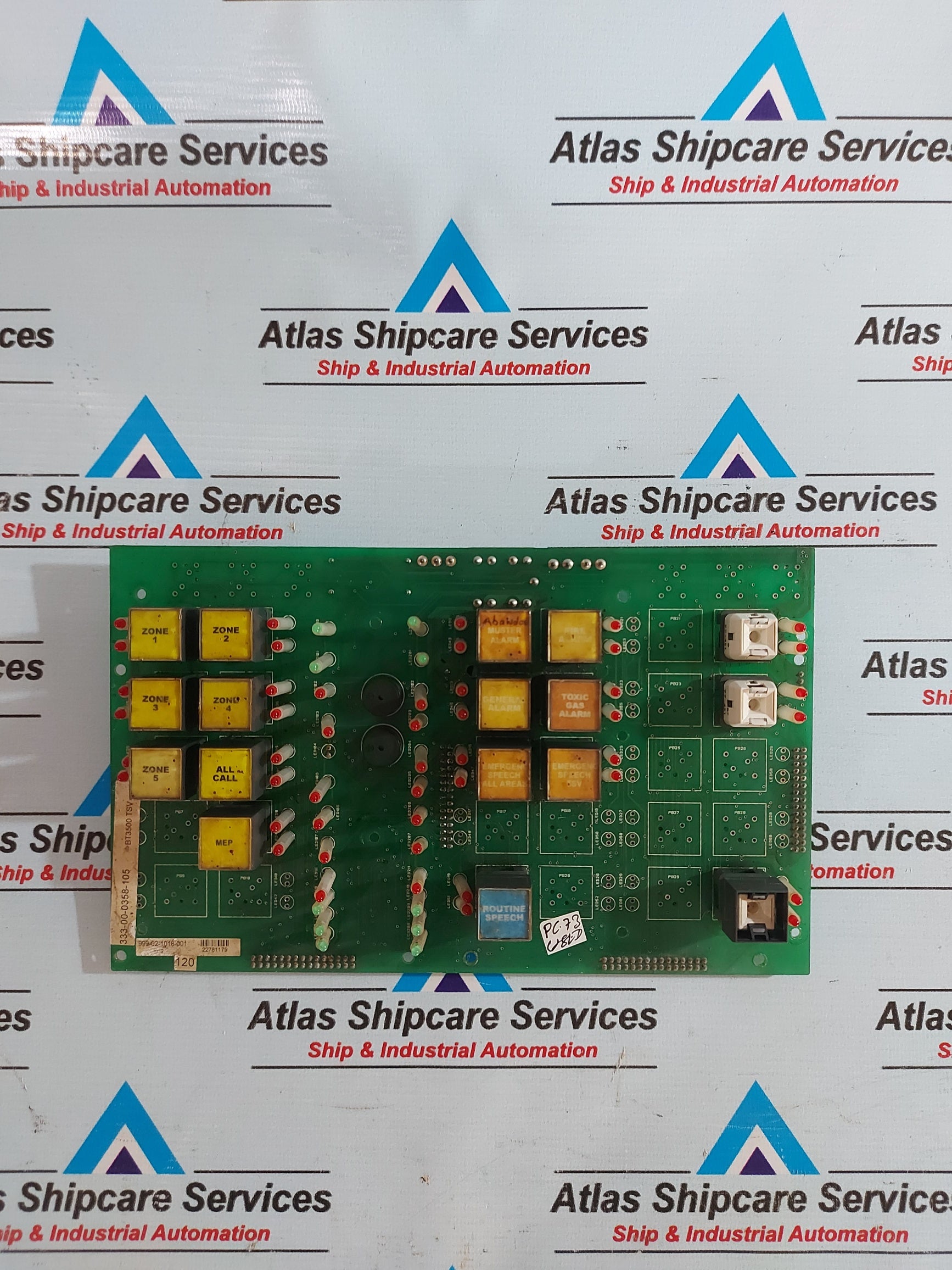 GAI TRONICS 999 02 1018 PAGA ACCESS PANEL KEYPAD Atlas Shipcare Services GAI TRONICS 999 02 1018 PAGA ACCESS PANEL KEYPAD Atlas Shipcare Services