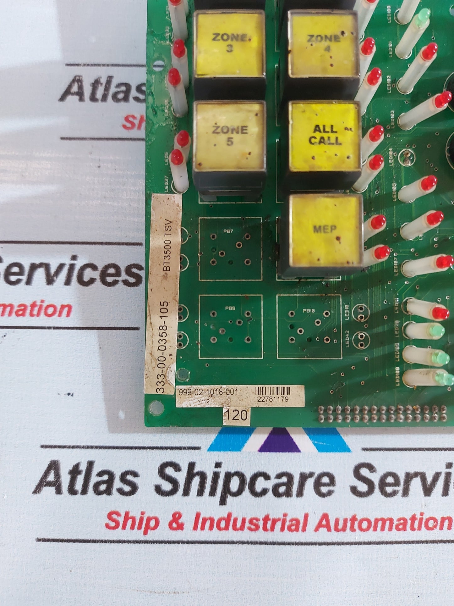 GAI-TRONICS 999-02-1018 PAGA ACCESS PANEL KEYPAD