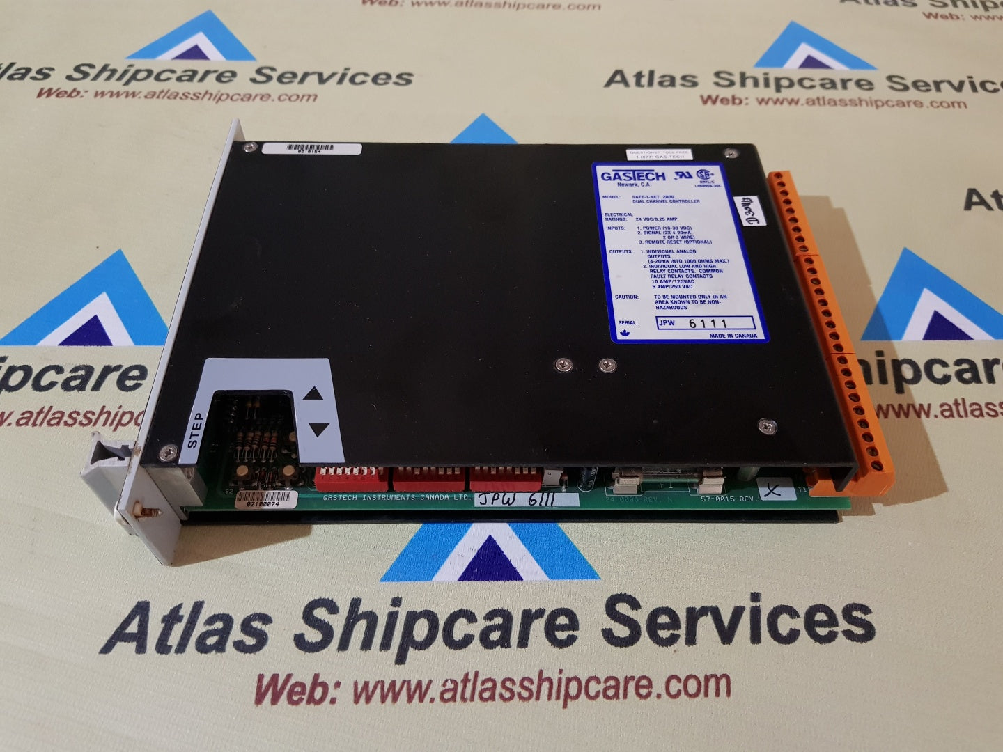 GASTECH SAFE-T-NET 2000 DUAL CHANNEL CONTROLLER