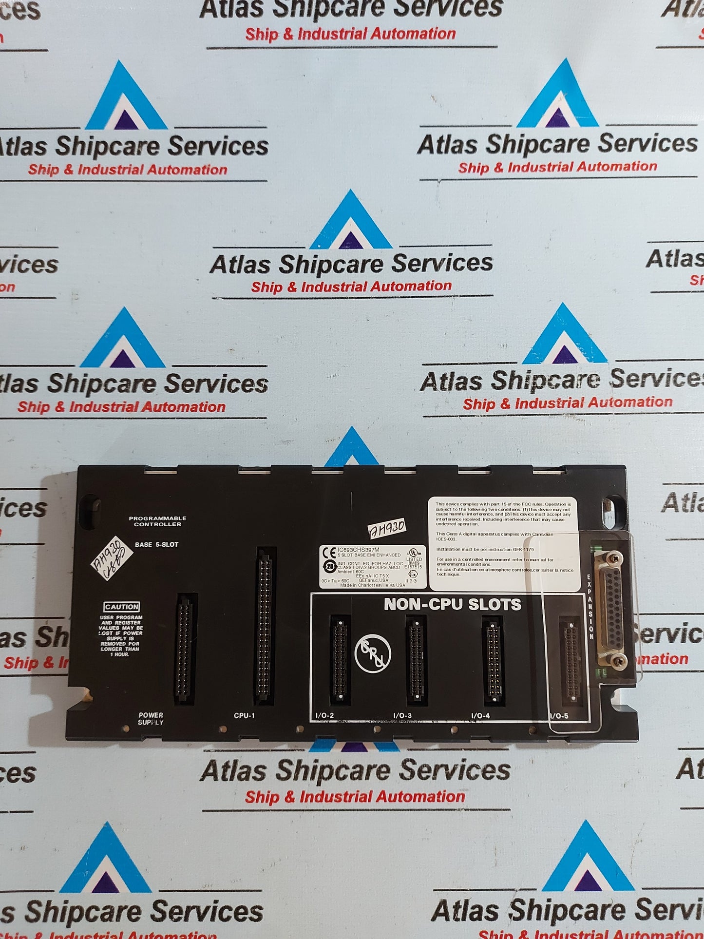 GE FANUC IC693CHS397M PROGRAMMABLE CONTROLLER BASE 5-SLOT