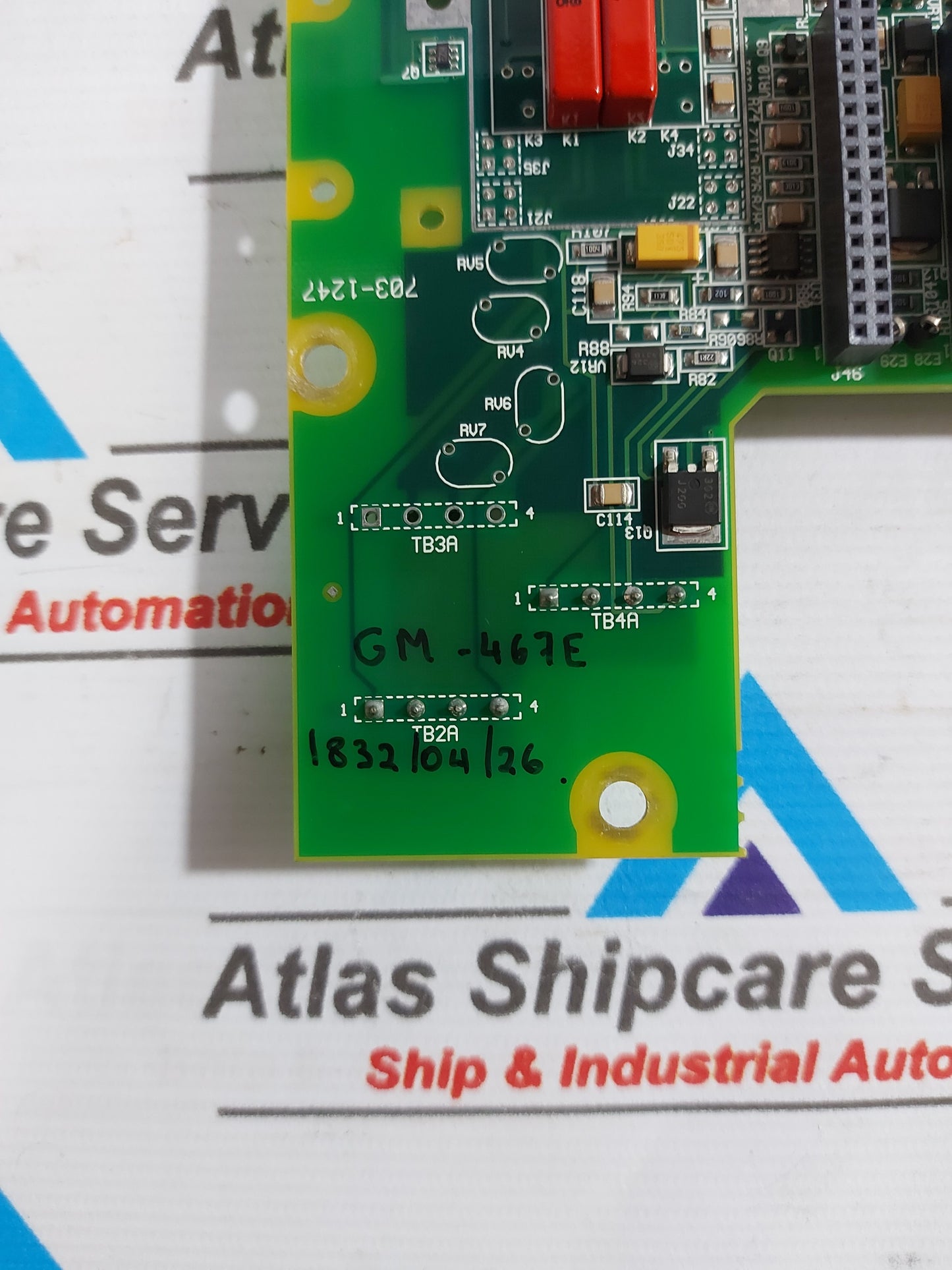GE PANAMETRICS 710-1247 028SK3 REV.B PCB BOARD