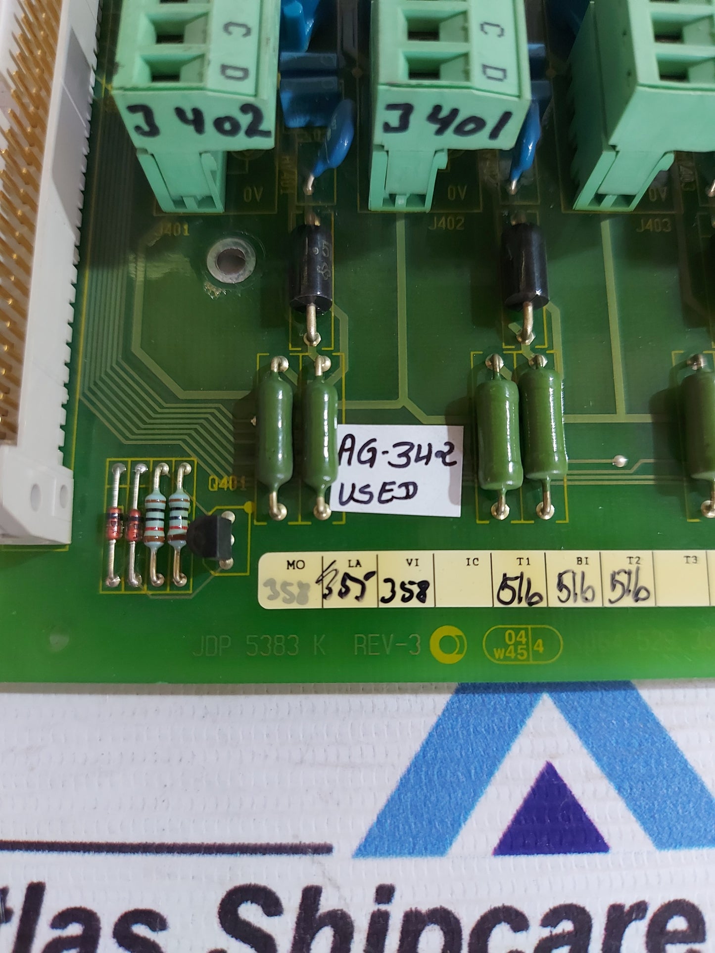 GPV ELECTRONICS 960.181.300 PCB CIRCUIT BOARD PB342