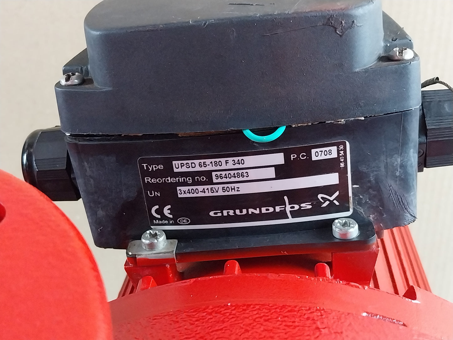 GRUNDFOS UPSD 65-180 F 340 96404863 TWIN HEAD COMMERCIAL CIRCULATOR PUMP 415V