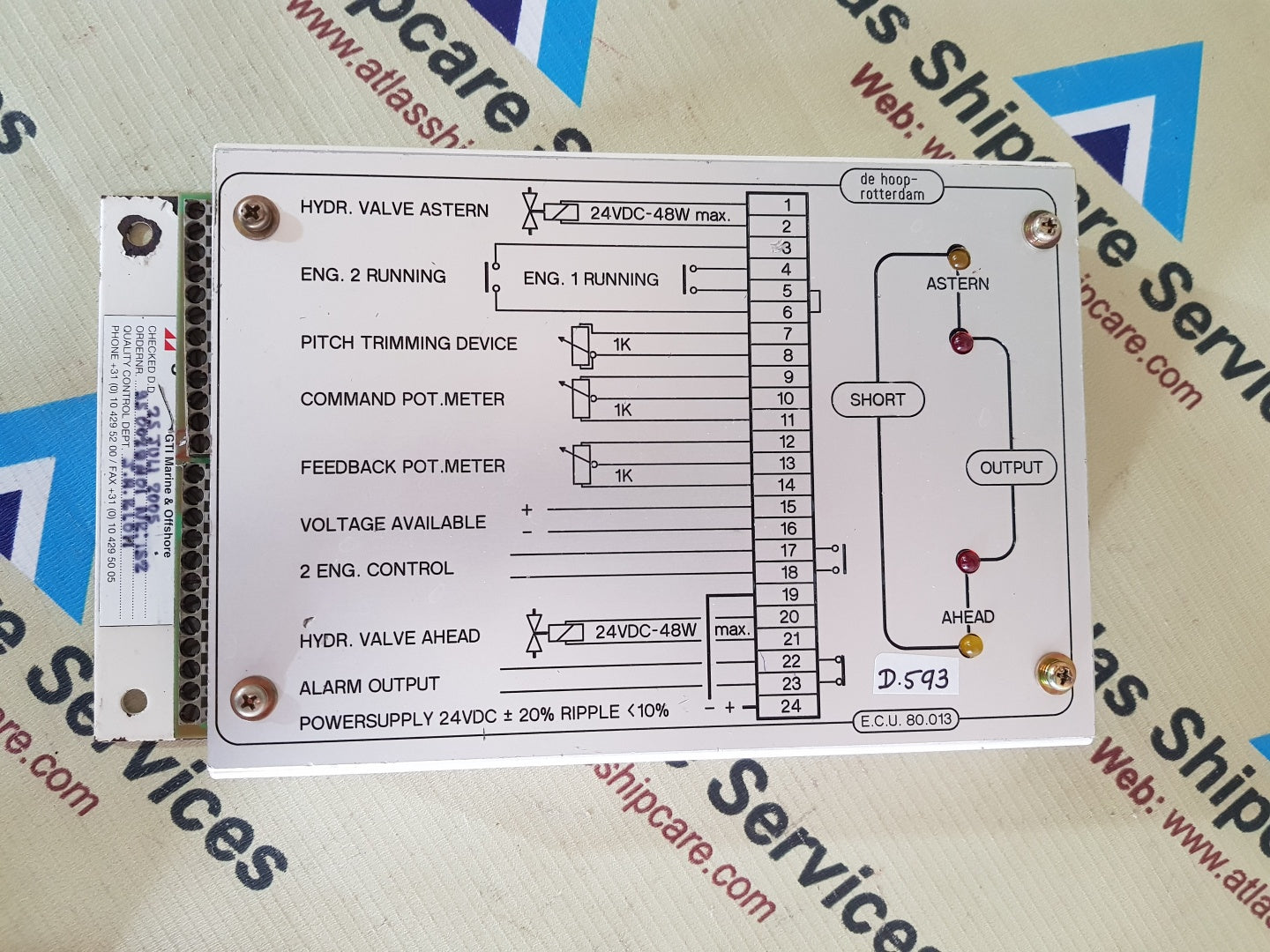 GTI POWER SUPPLY 24VDC