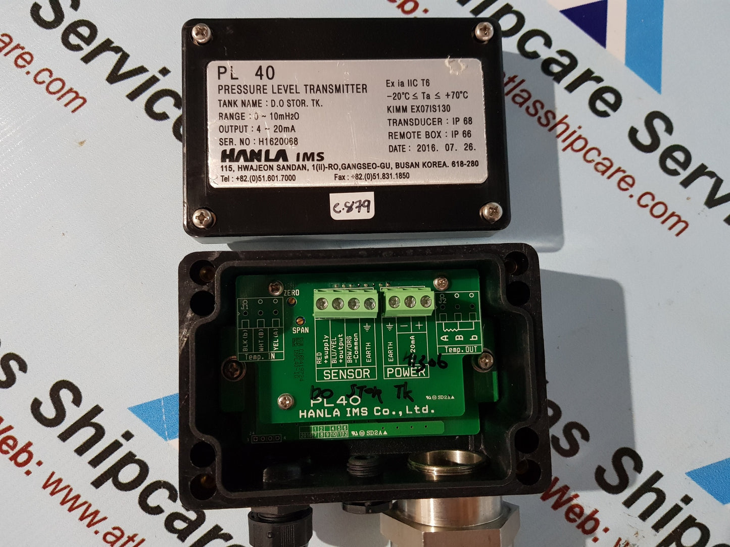 HANLA PL 40 PRESSURE LEVEL TRANSMITTER