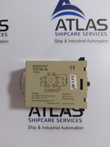 HANYOUNG NUX T57N-A ANALOG TIMER 24-240V 1.5W