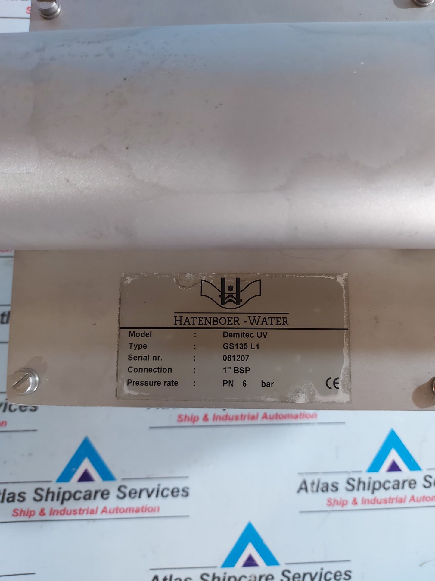 HATENBOER-WATER DEMITEC-UV GS 135 DEMITEC-UV WATER DISINFECTION UNIT