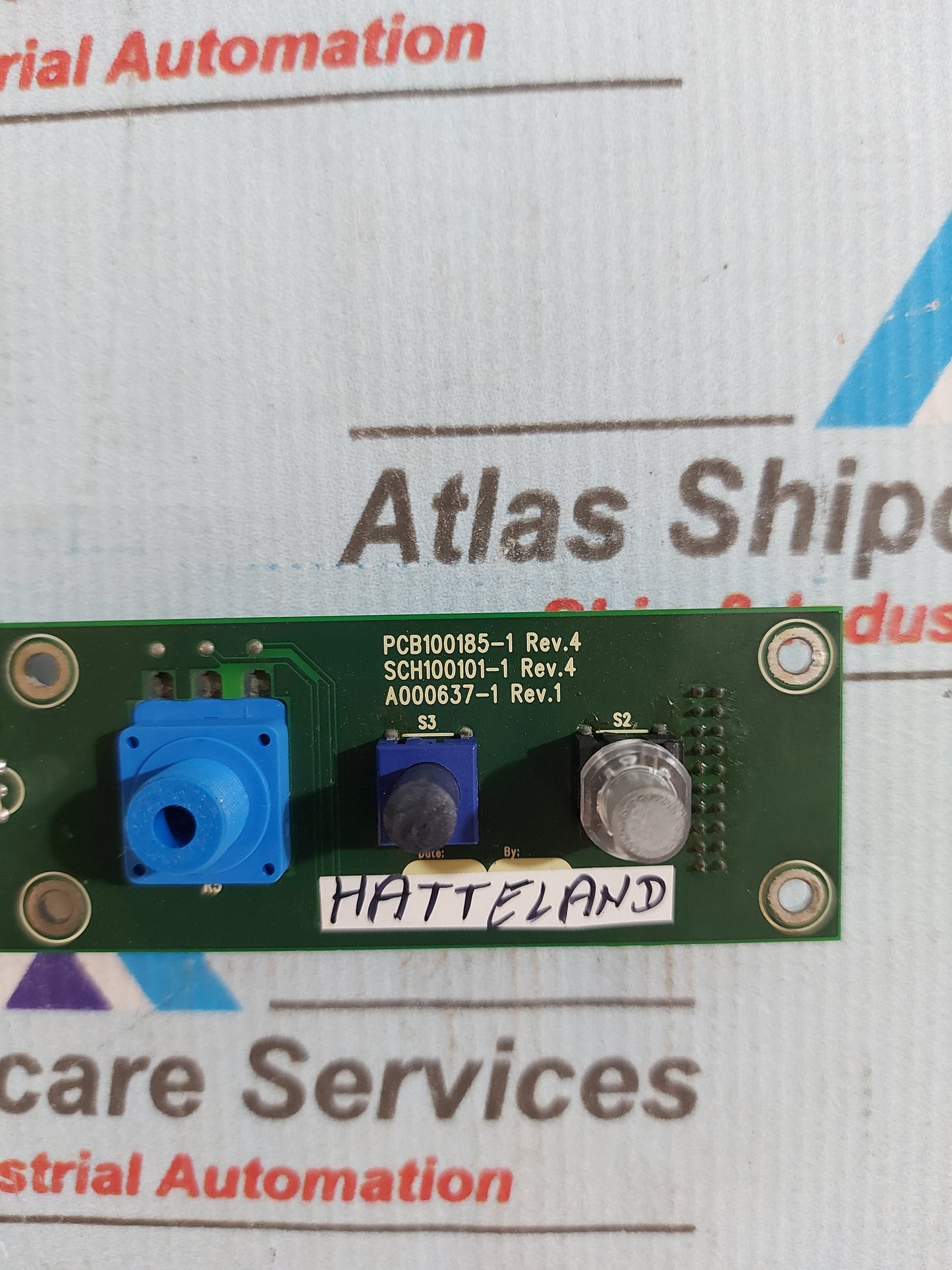 HATTELAND PCB100185-1 REV.4 PCB CARD