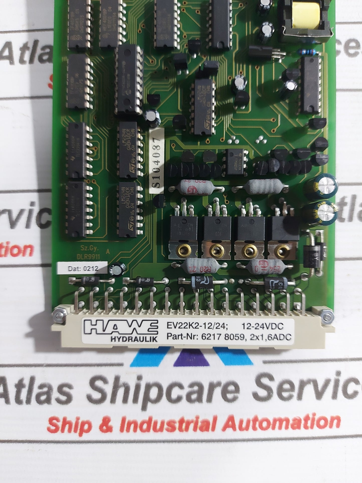 HAWE HYDRAULIK EV22K2-12/24 AMPLIFIER CARD 62178059