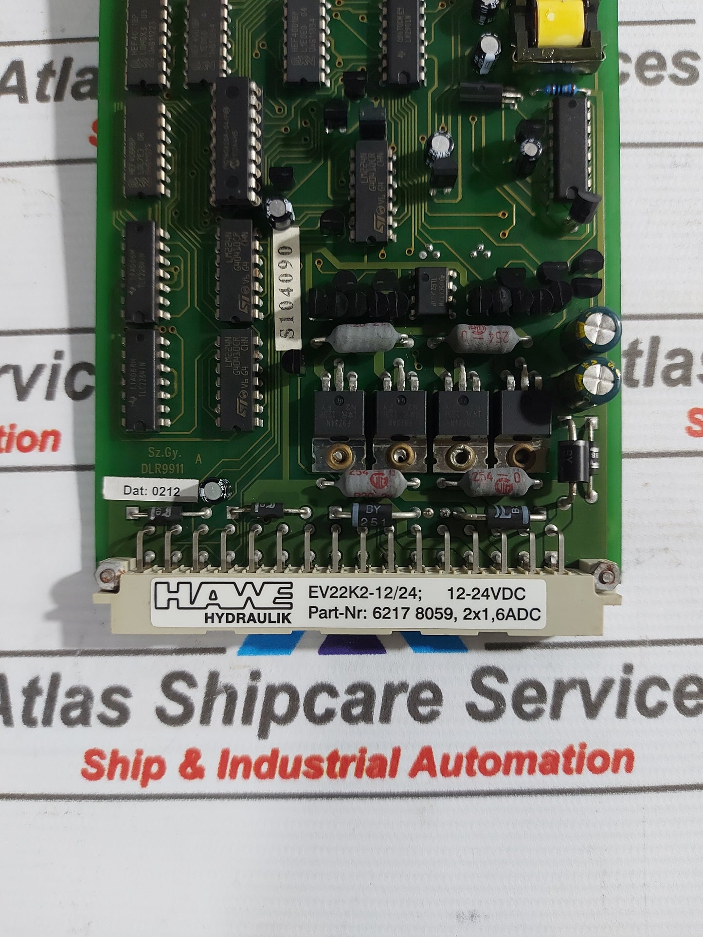 HAWE HYDRAULIK EV22K2-12/24 AMPLIFIER CARD 62178059