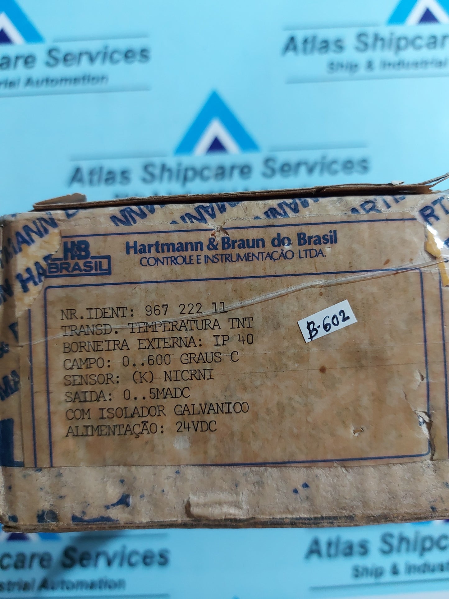 HB BRASIL 967.222.11 TRASNDUCER DE TEMPERATURE TNT