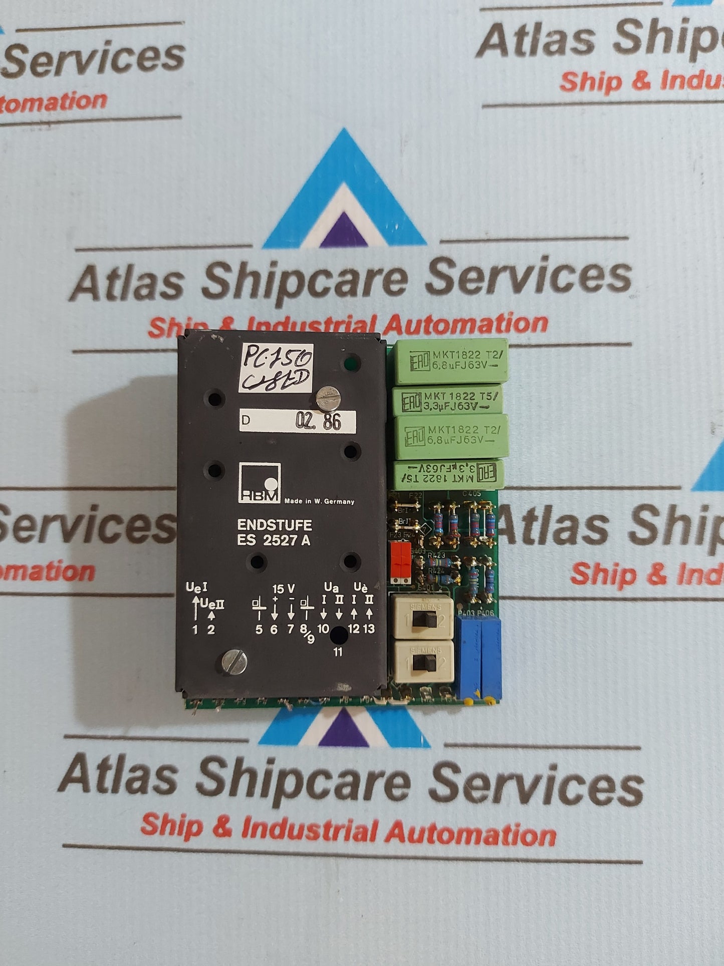 HBM MEASURING AMPLIFIER D02.86 PCB 140983c 525.26-2121