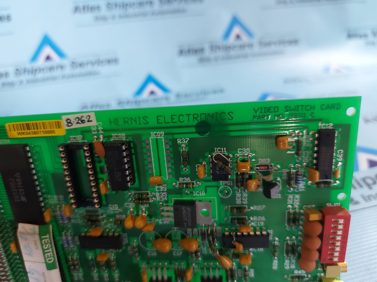 HERNIS ELECTRONICS 22111 C VIDEO SWITCH CARD