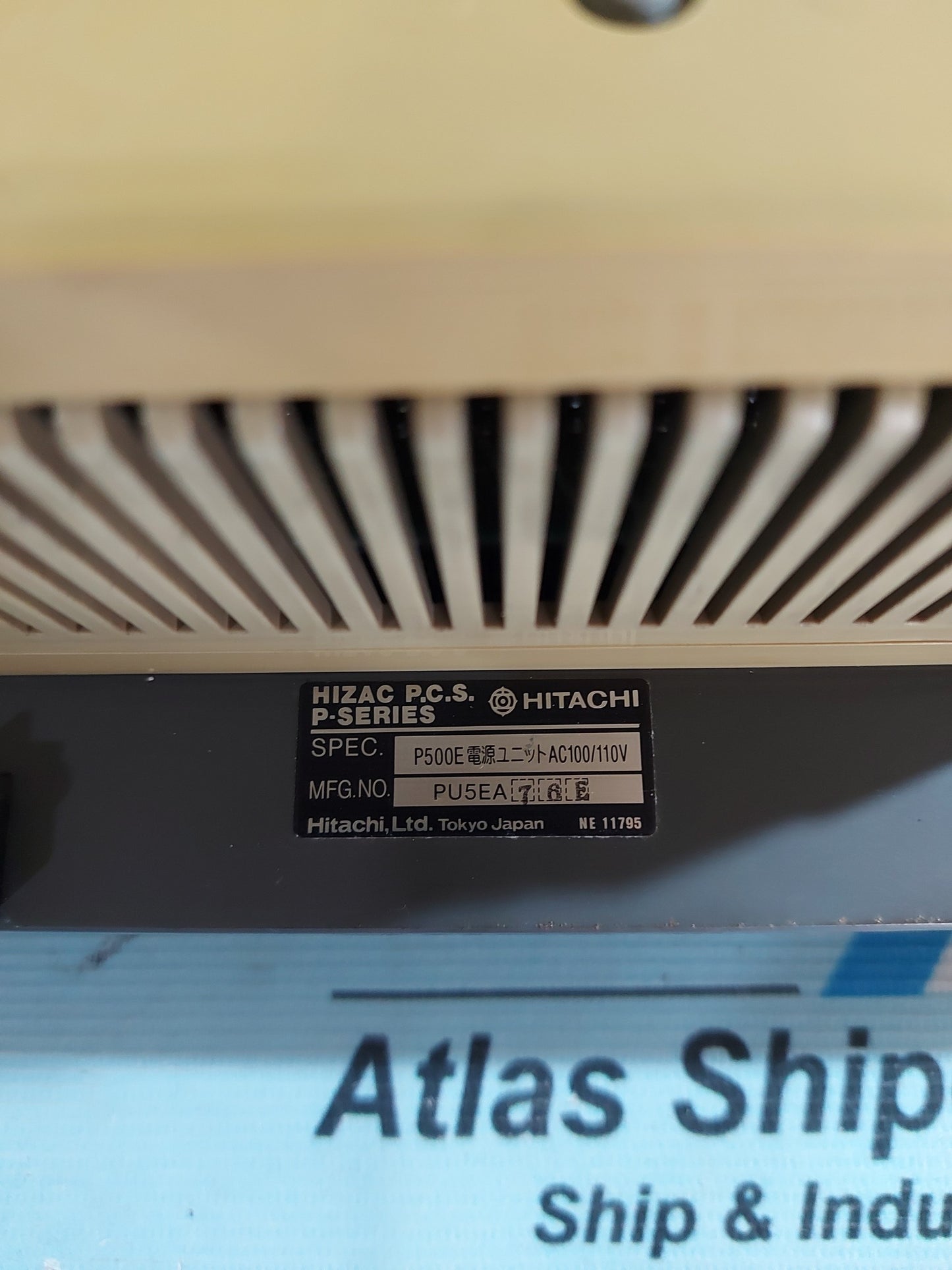 HITACHI HIZAC P-500E CP5EA P-SERIES BASIC UNIT
