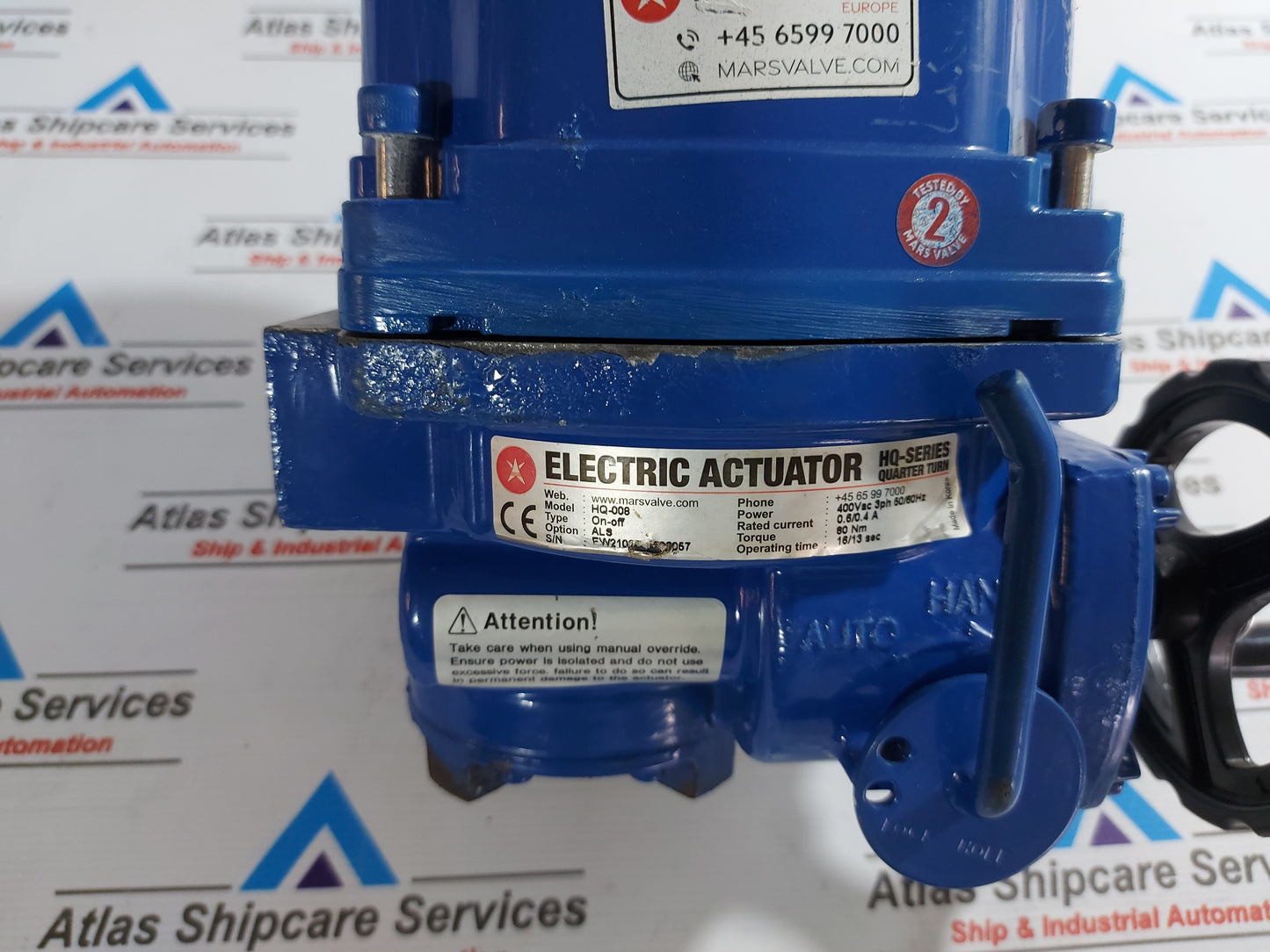 HKC HQ-008 HQ SERIES QUATER TURN ELECTRIC ACTUATOR