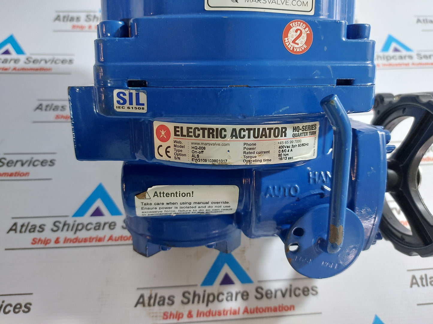 HKC HQ-008 HQ SERIES QUATER TURN ELECTRIC ACTUATOR