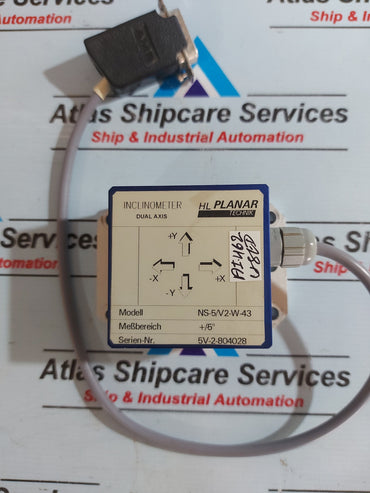HL PLANAR NS-5/V2-W-43 DUAL AXIS INCLINOMETER