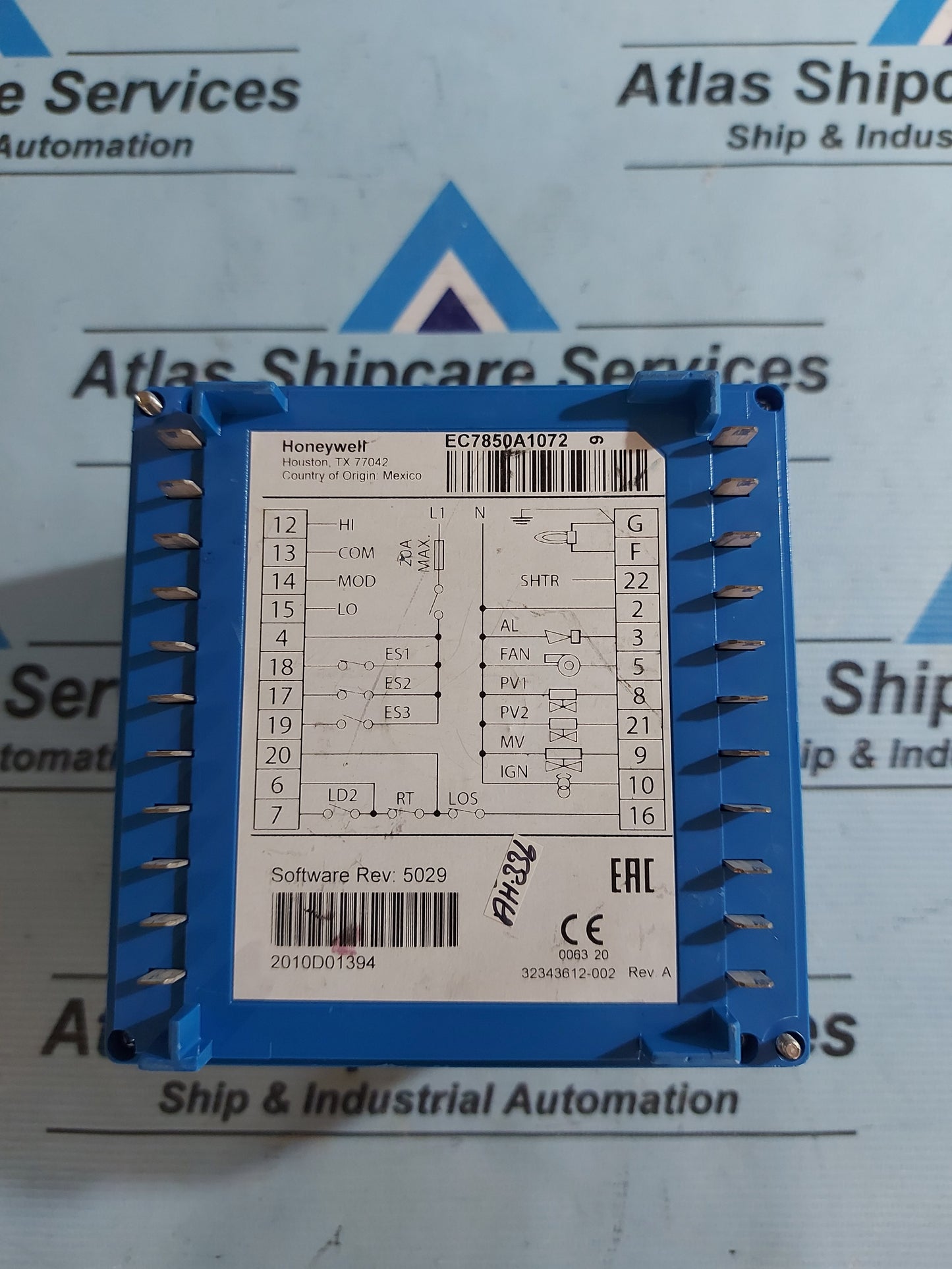 HONEYWELL EC7850A1072 230V BURNER CONTROL