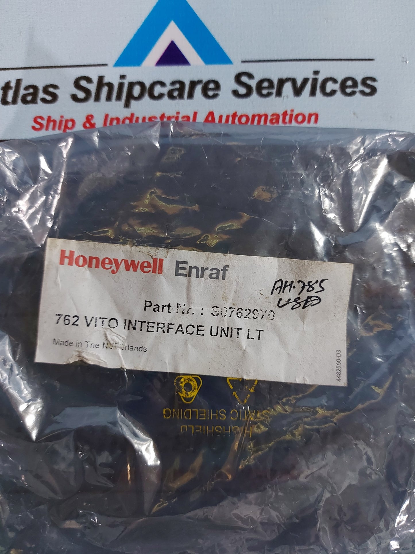 HONEYWELL ENRAF VITO LT INTERFACE 762/S0762970 2074029-D3