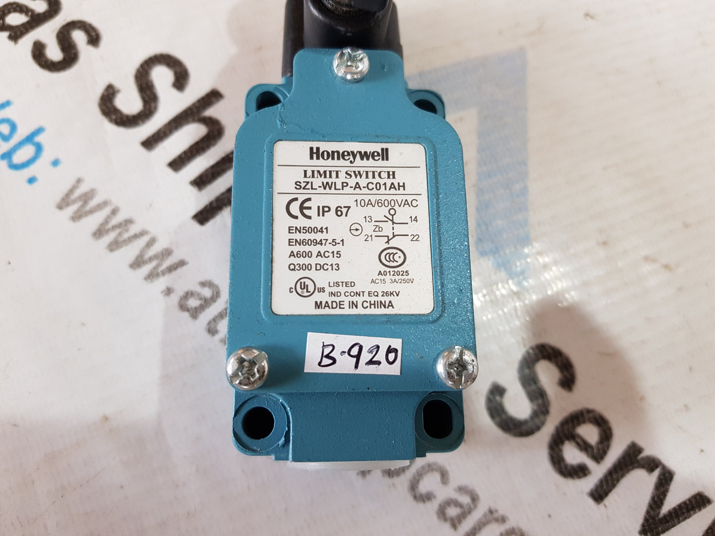 HONEYWELL SZL-WLP-A-C01AH LIMIT SWITCH