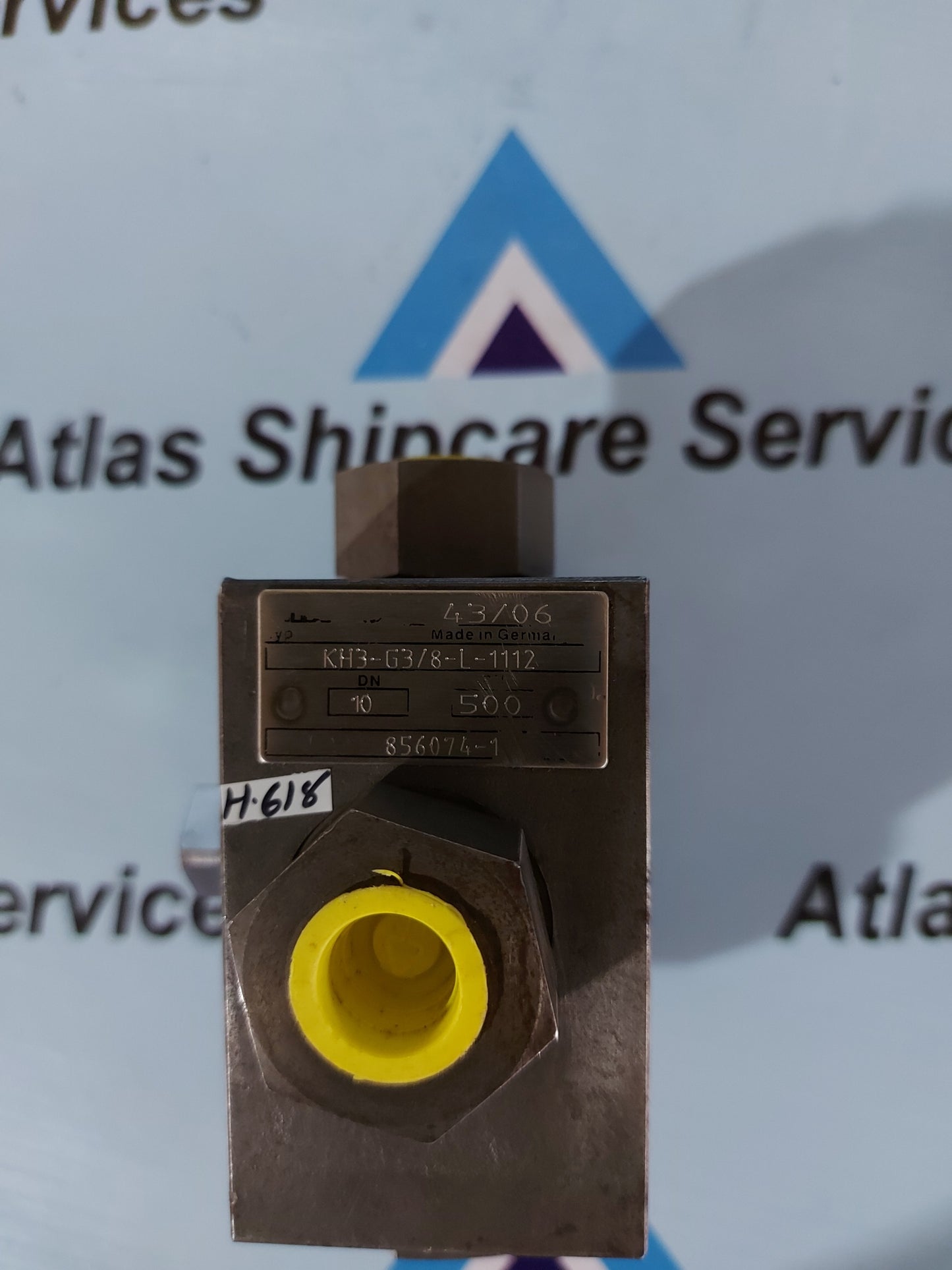 HYDAC KH3-G3/8-L-1112 BALL VALVE H618