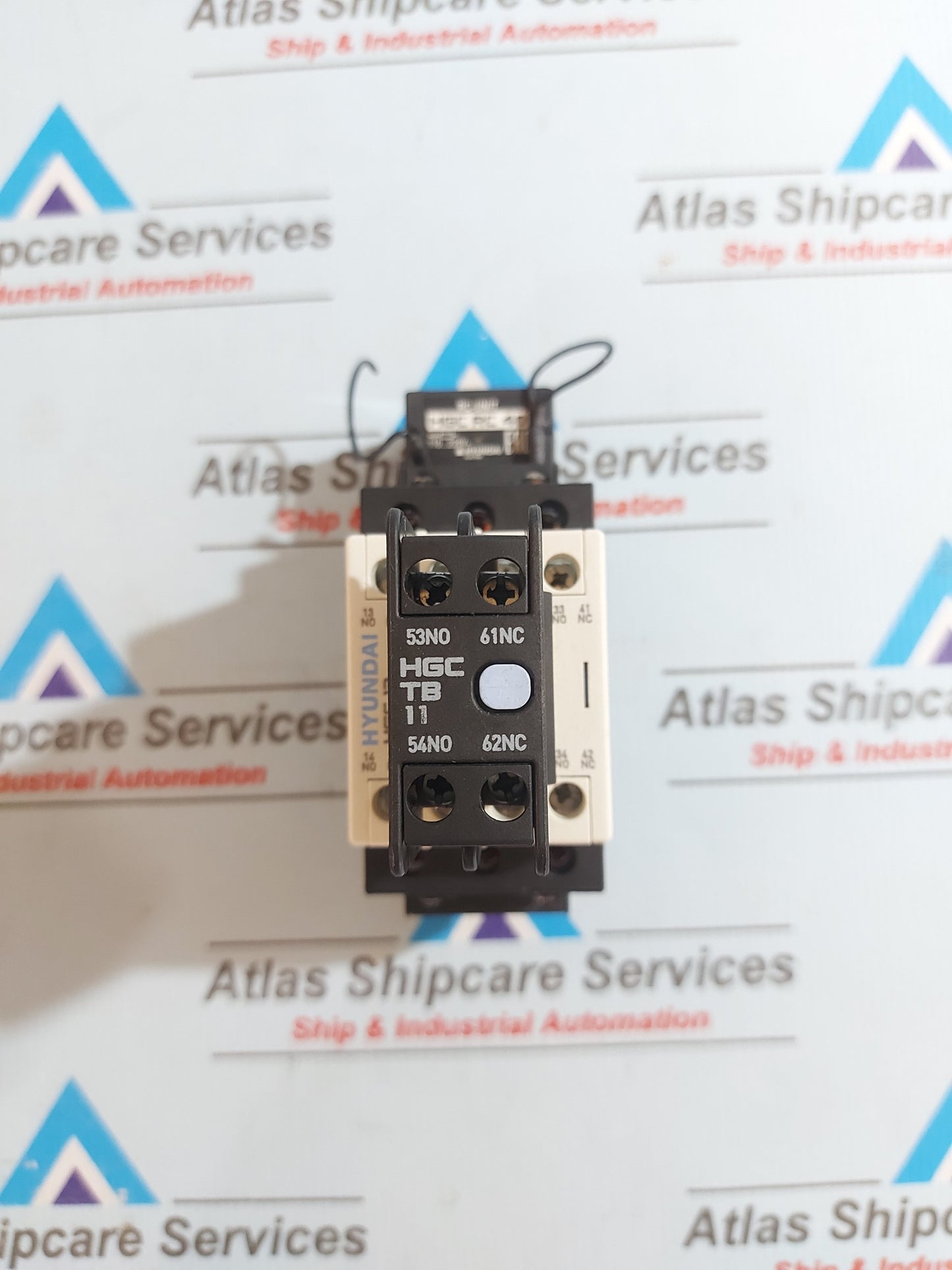HYUNDAI HGC 12 MAGNETIC CONTACTOR WITH HGC TB 11 AUX.CONTACT BLOCK