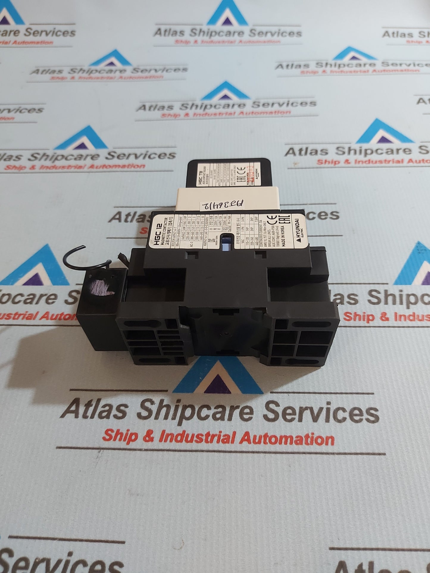 HYUNDAI HGC 12 MAGNETIC CONTACTOR WITH HGC TB 11 AUX.CONTACT BLOCK