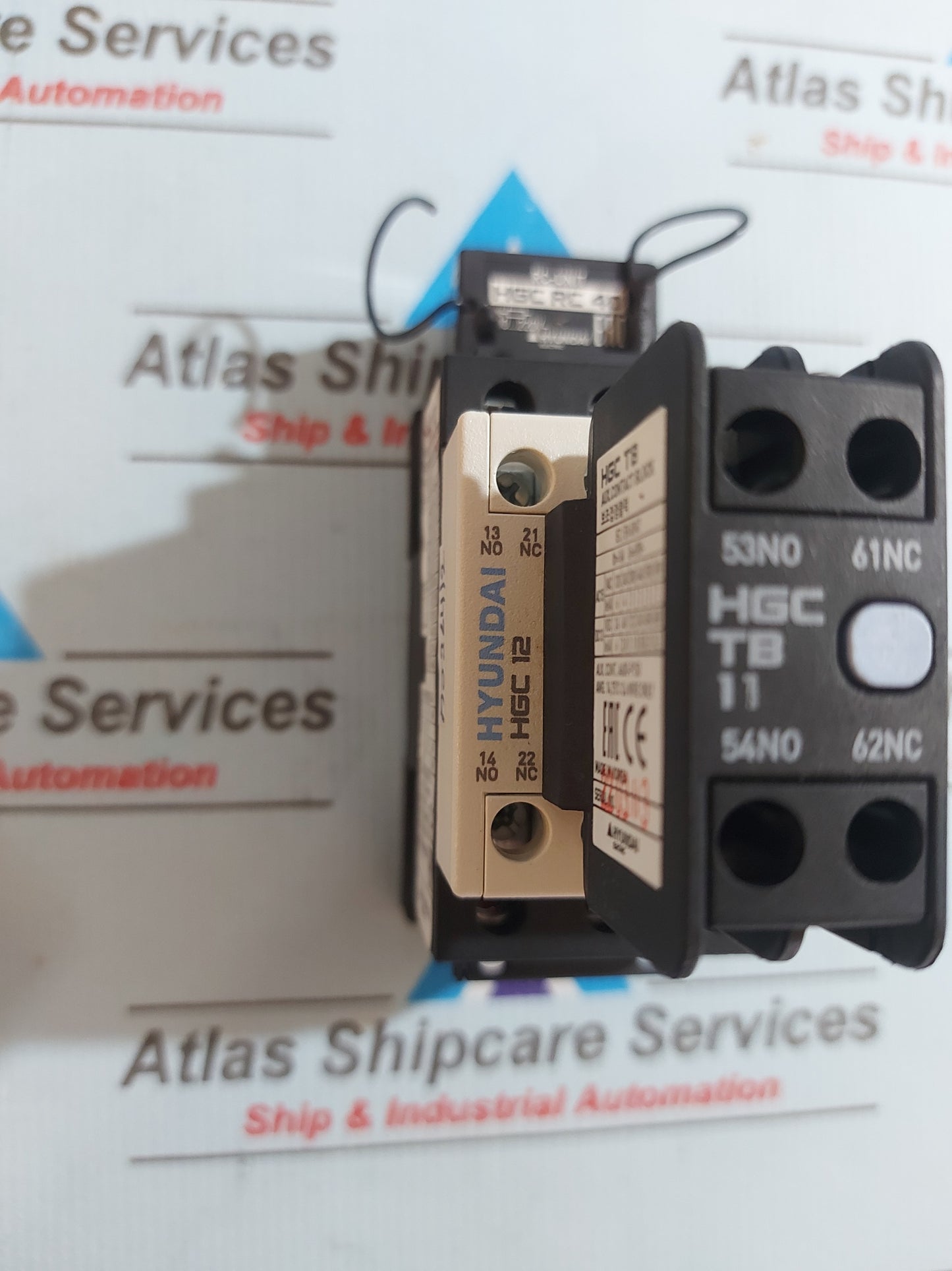 HYUNDAI HGC 12 MAGNETIC CONTACTOR WITH HGC TB 11 AUX.CONTACT BLOCK