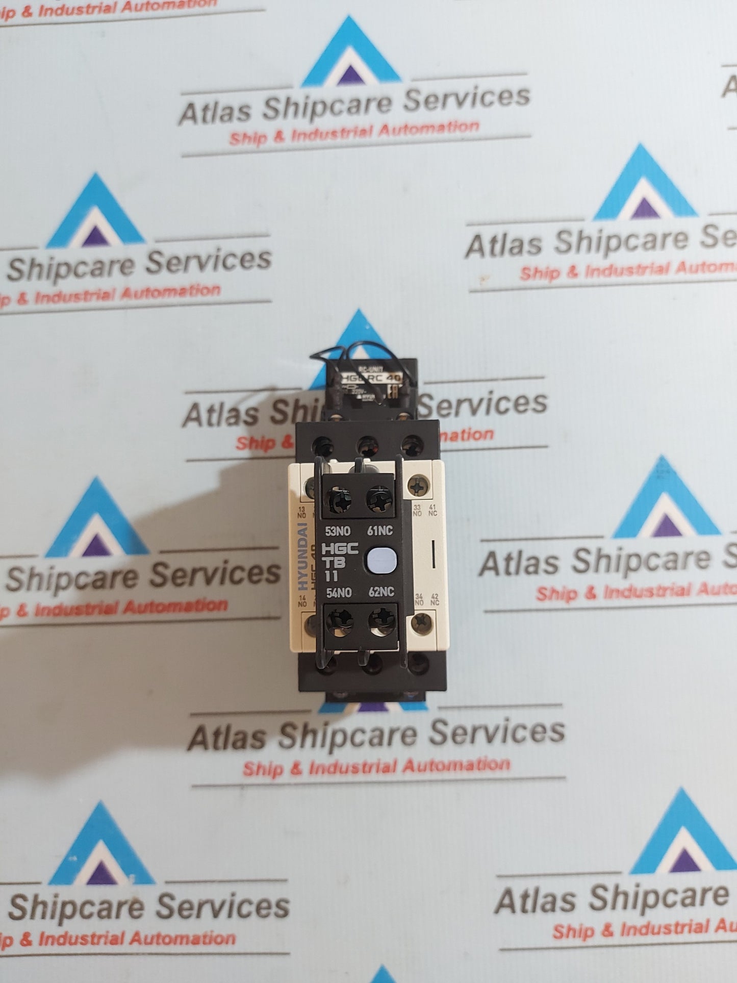 HYUNDAI HGC 40 MAGNETIC CONTACTOR WITH HGC TB 11 AUX.CONTACT BLOCK