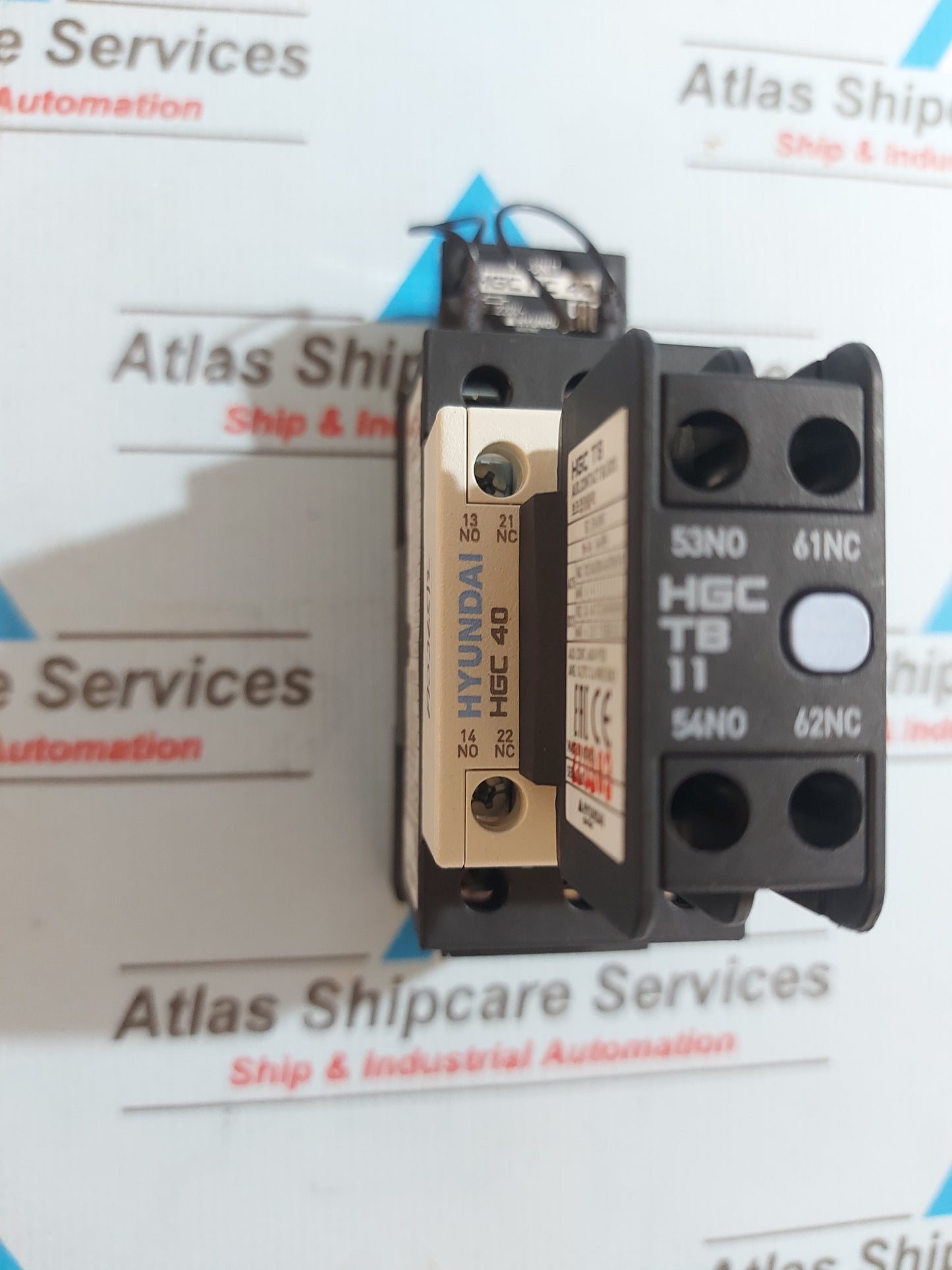 HYUNDAI HGC 40 MAGNETIC CONTACTOR WITH HGC TB 11 AUX.CONTACT BLOCK