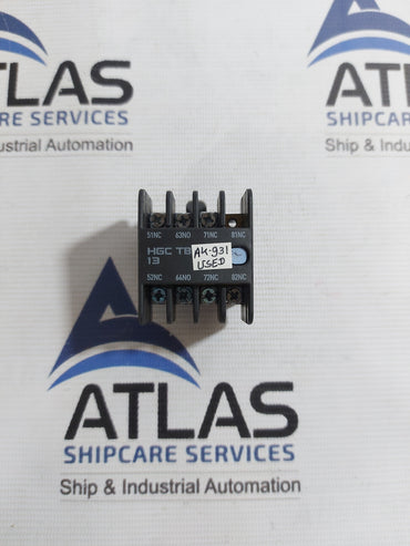 HYUNDAI HGC TB 13 AUXILIARY CONTACT BLOCK 16A 690V~