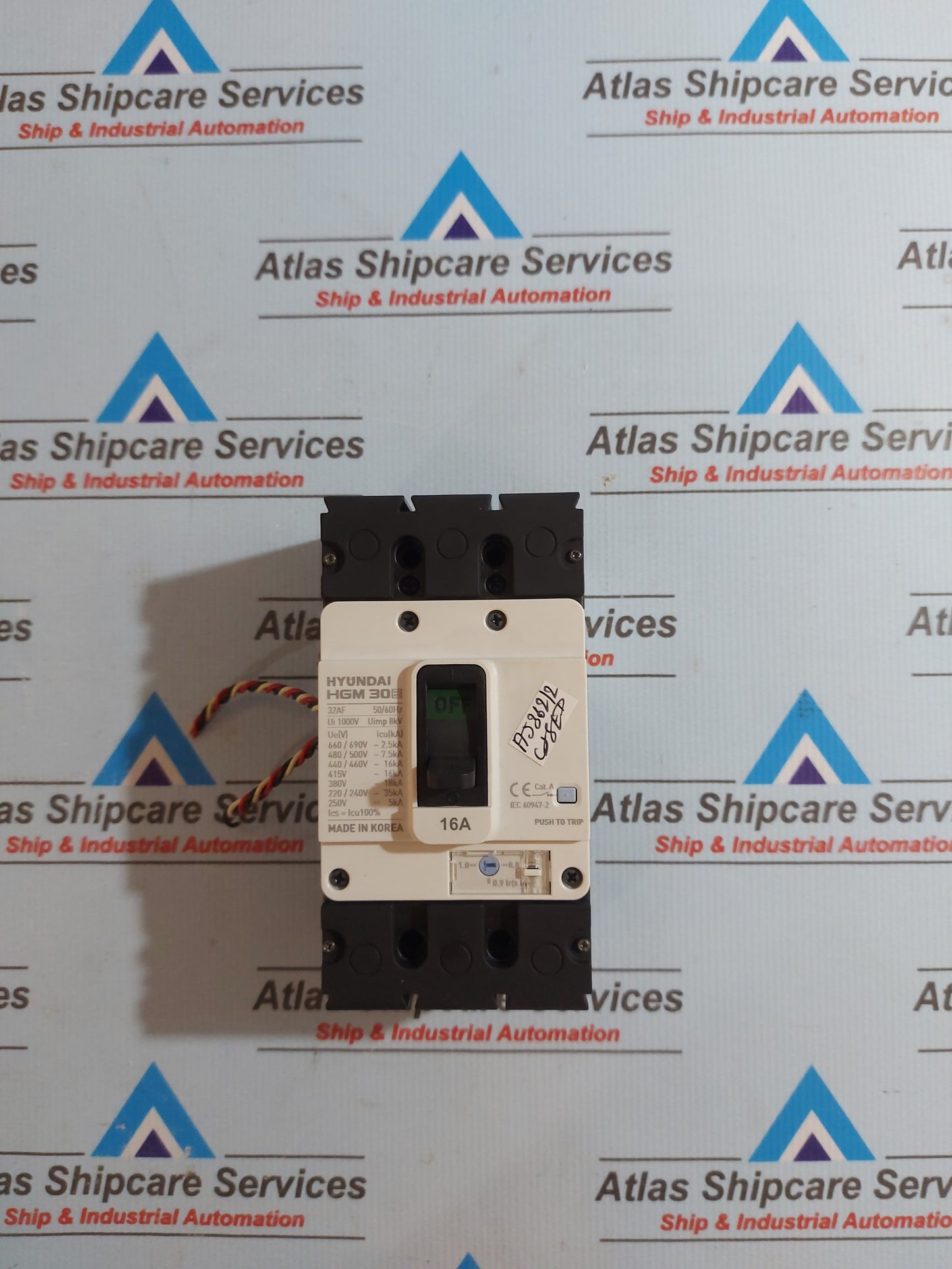 HYUNDAI HGM 30E MOLDED CASE CIRCUIT BREAKER 32AF 50/60Hz