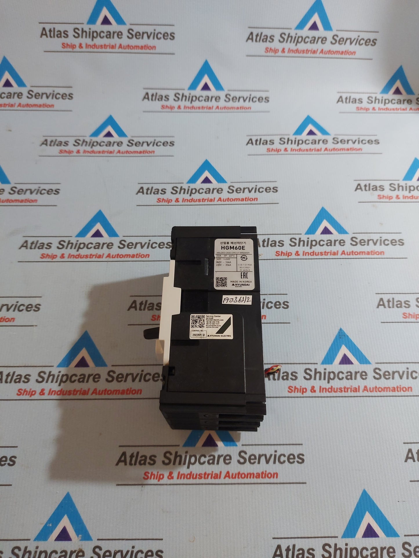 HYUNDAI HGM 60E MOLDED CASE CIRCUIT BREAKER 63AF 50/60Hz