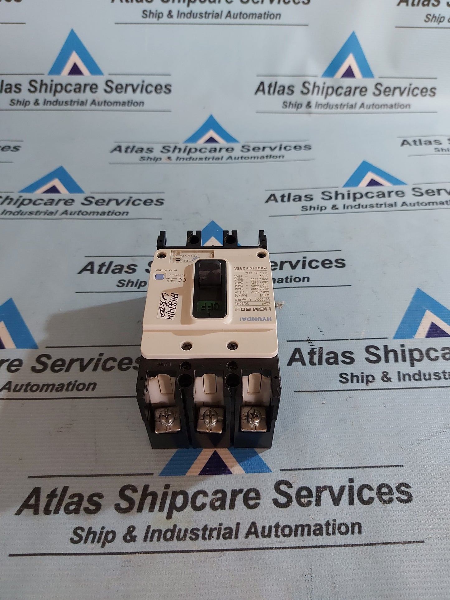 HYUNDAI HGM 60H MOLDED CASE CIRCUIT BREAKER 63AF 50/60Hz