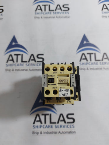 HYUNDAI HMC 37 CONTACTOR WITH HAB22 AUXLIARY CONTACT BLOCK