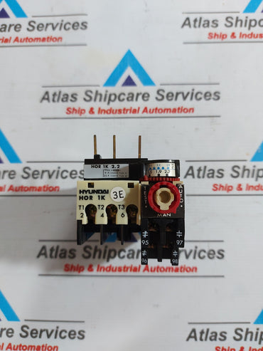 HYUNDAI HOR 1K 2.2 THERMAL OVERLOAD RELAY 5A 660V~