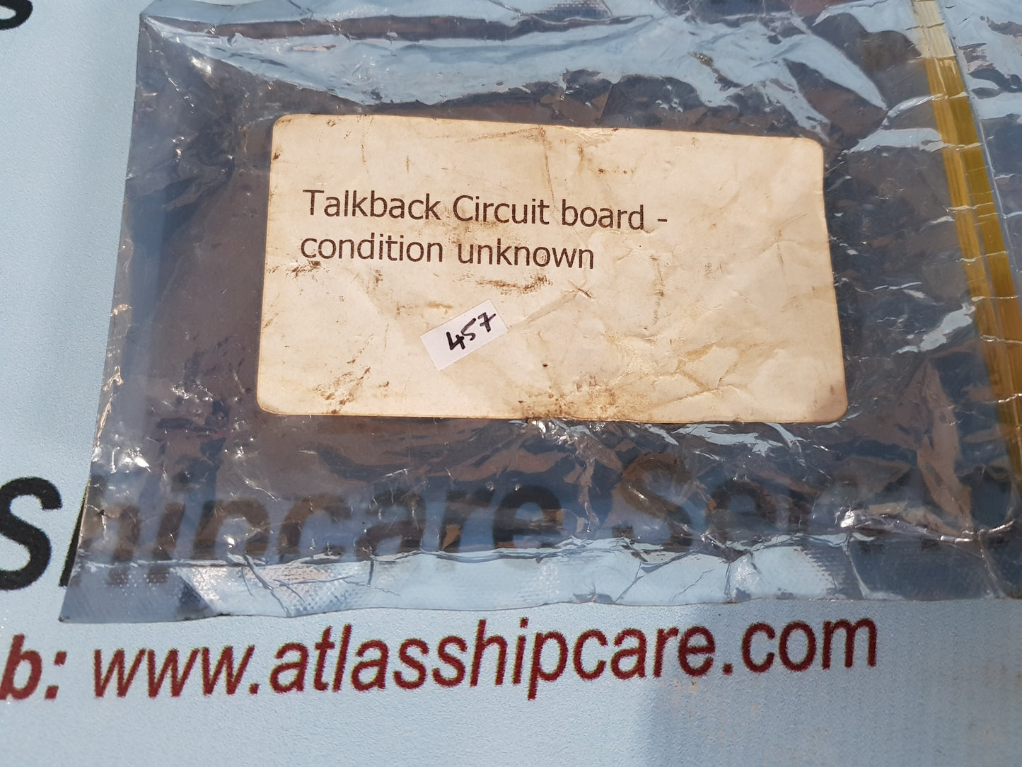 INDUSTRONIC B301-400-170 TALKBACK CIRCUIT BOARD