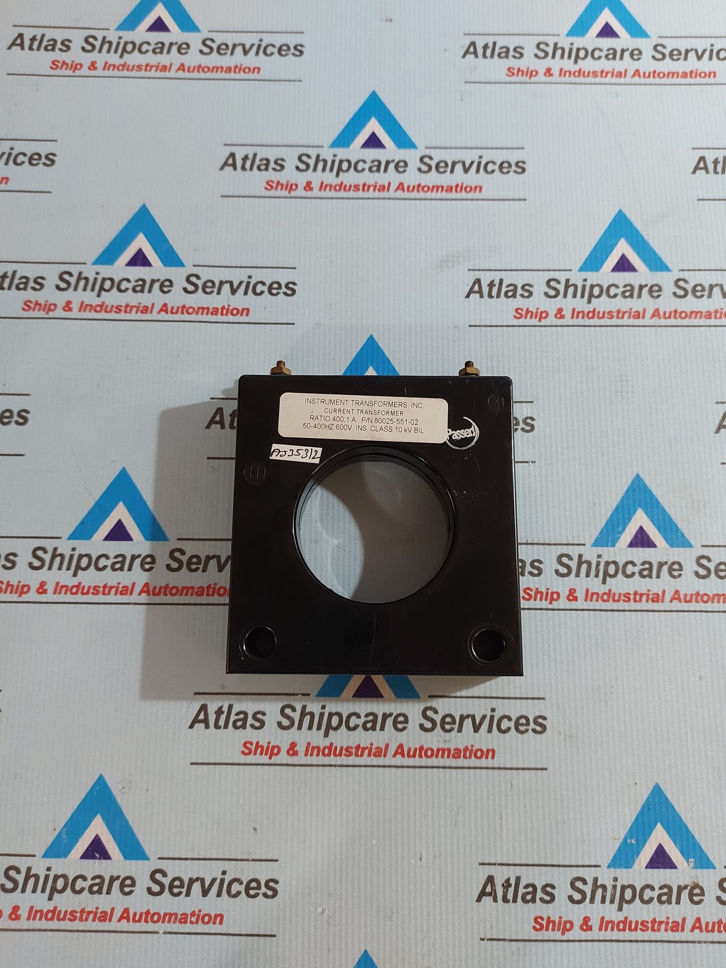 INSTRUMENT TRANSFORMERS 80025-551-02 CURRENT TRANSFORMER 400:1A 600V