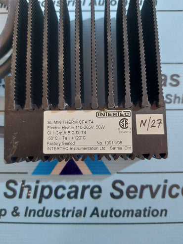 INTERTEC SL MINITHERM CFA T4 ELECTRIC HEATER 110-265V,50W