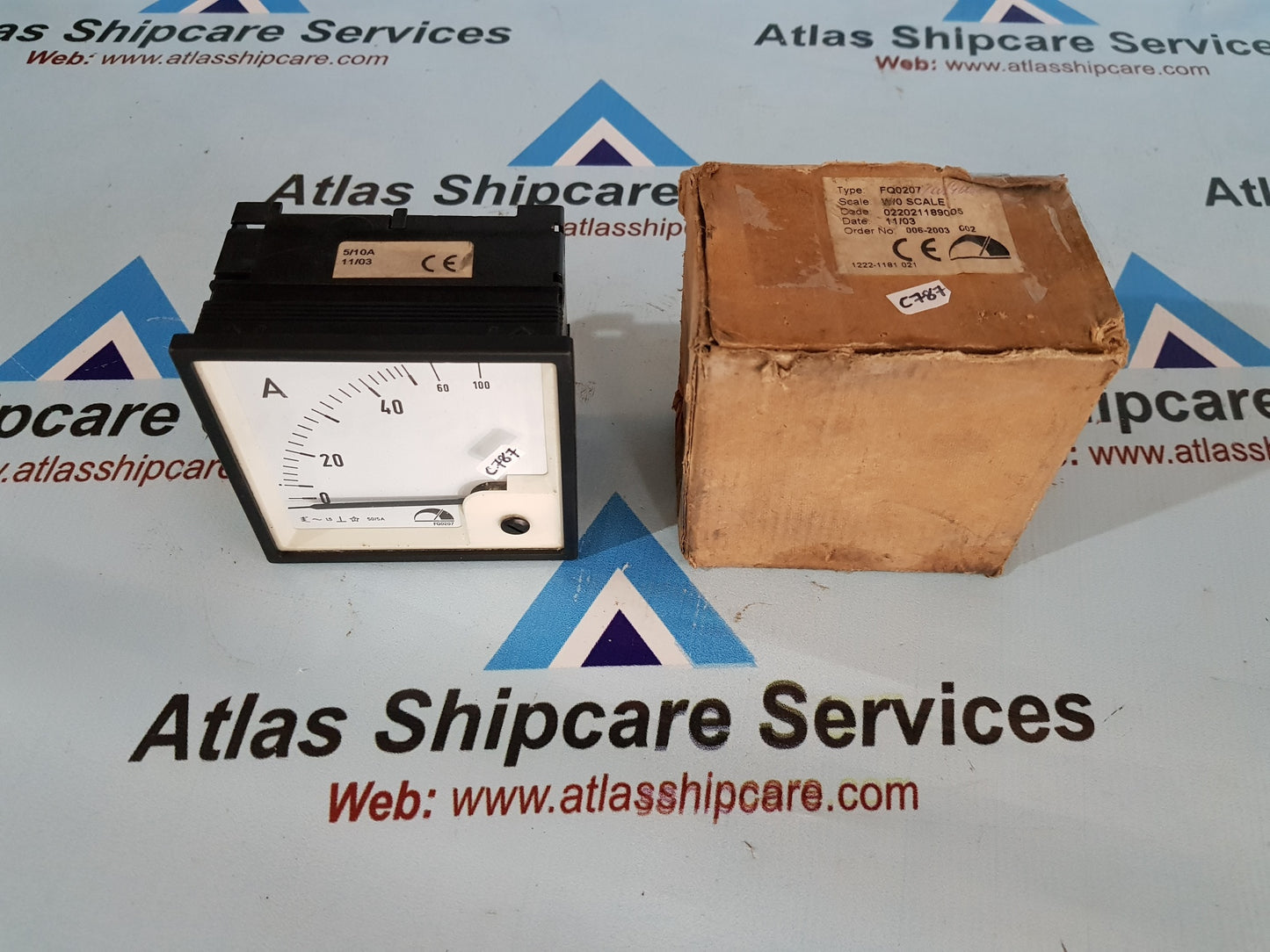 ISKRA FQ0207 AC VOLTAGE OR CURRENT WITH MOVING IRON METER