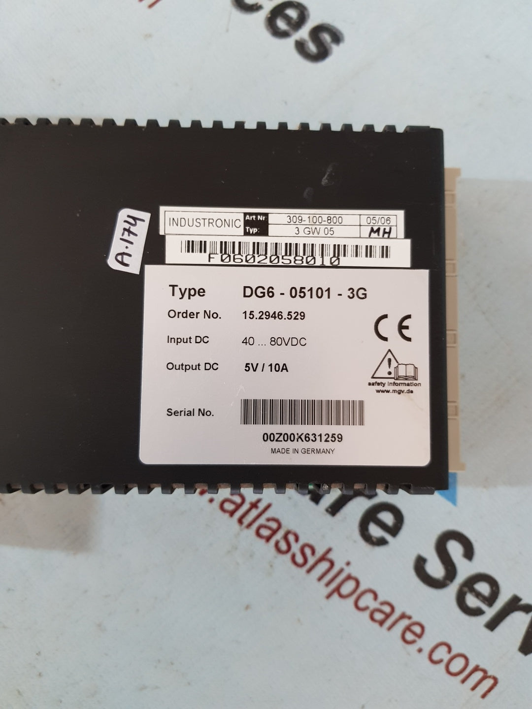 Industronic 3 GW 05 309-100-800 Dc/Dc Converter