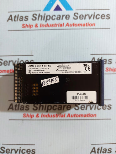 JUMO cTRON 16 TEMPERATURE CONTROLLER 702071/8-1130-25-00