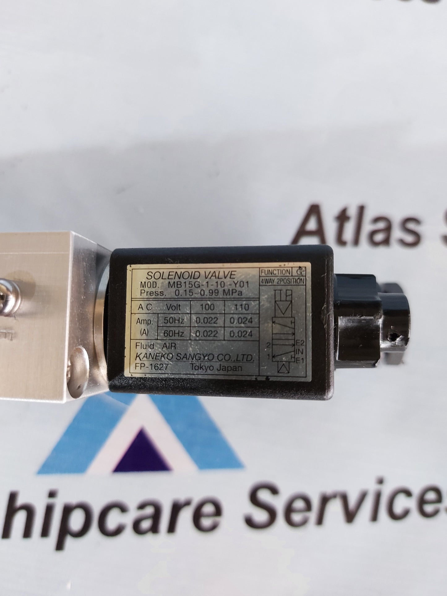 KANEKO SANGYO MB15G-1-10-Y01 SOLENOID VALVE H629