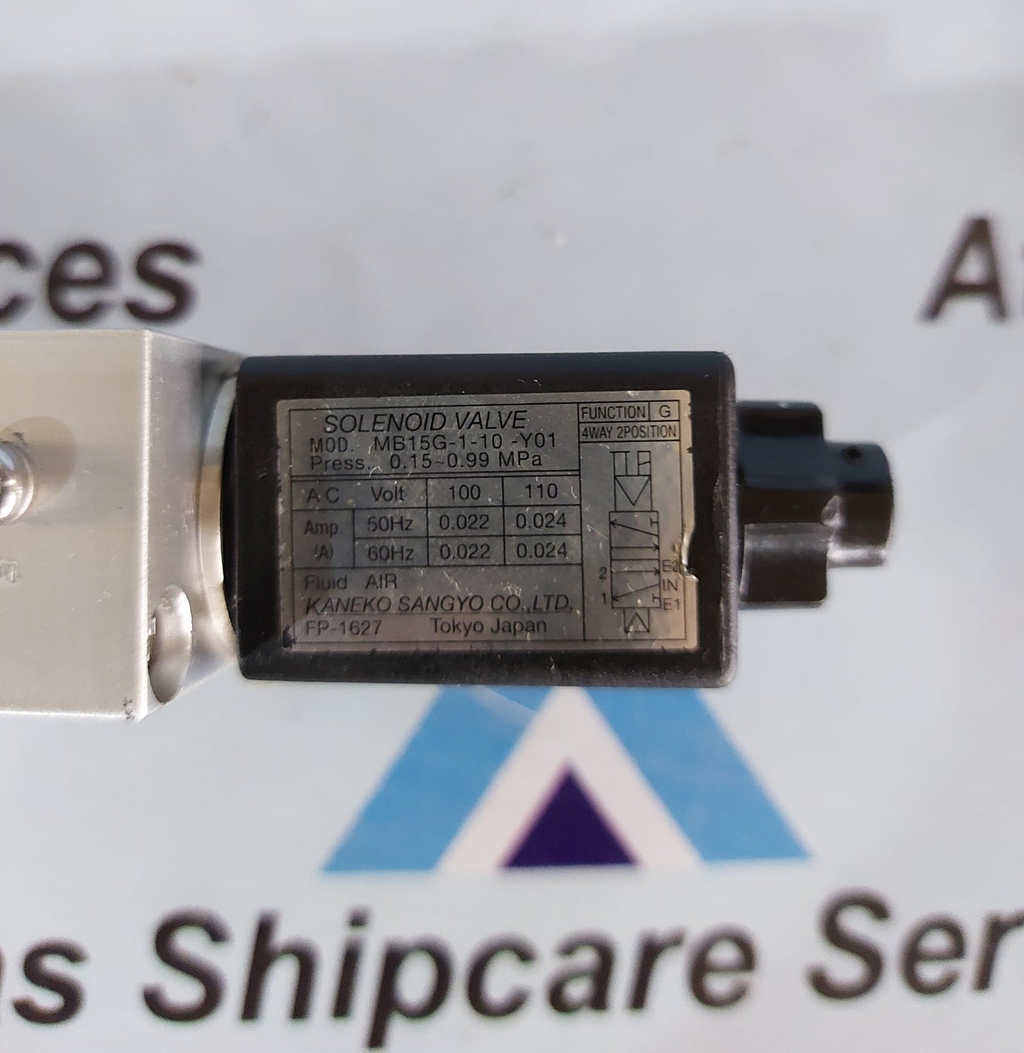 KANEKO SANGYO MB15G-1-10-Y01 SOLENOID VALVE H629
