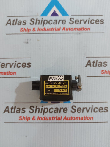 KEIHOKU KEIKI KOGYO RS-204-51 5-DIGIT MECHANICAL RATCHET COUNTER