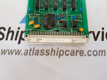 KILSUND 203124-502 RPM CARD 03124B