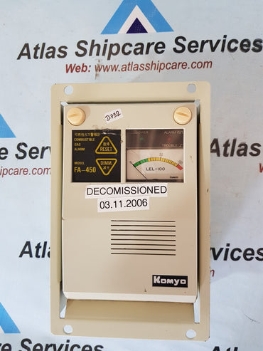 KOMYO FA-450 COMBUSTIBLE GAS ALARM