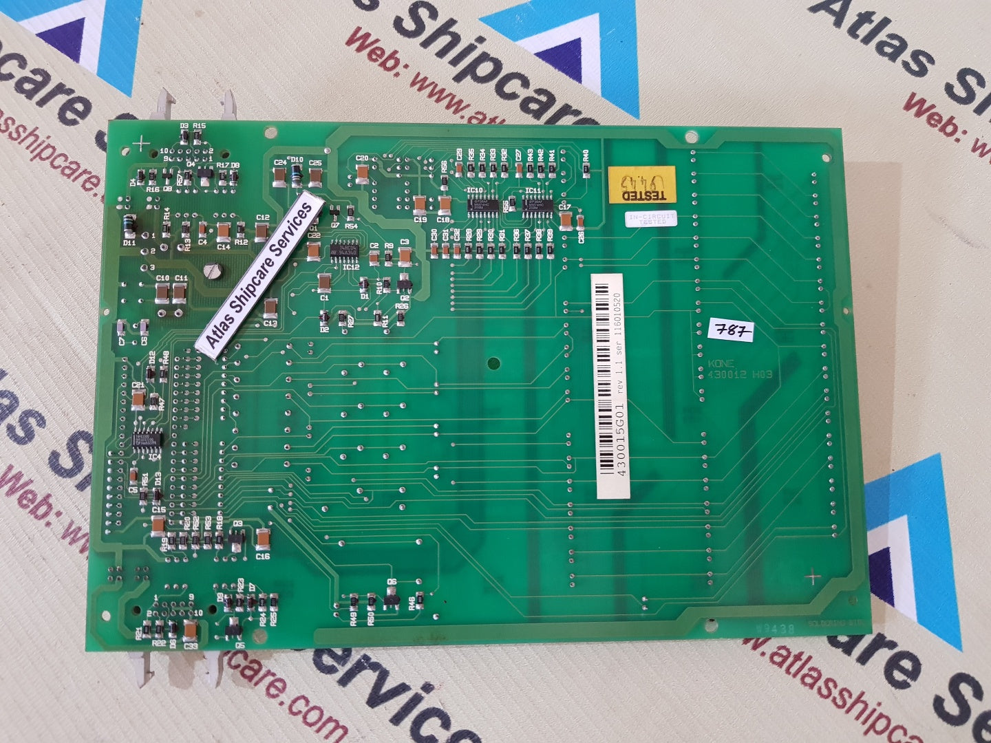 KONE 430012 H03 PC FAULTS BOARD